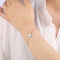 wholesale S925 Silver New Style Butterfly Bracelet, Small and Chic European and American Fashion Bow Accessory-0-4