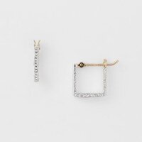 wholesale Metal: S925 Silver Plated with 14K Gold Dunli Jewelry French Retro Minimalist Style Linear Design Plain Silver Earrings-Plain silver earrings 925 silver