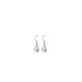 wholesale S925 Sterling Silver Women's Korean Style Small Fresh White Teardrop Shell Pearl Synthetic Pearl Sweet Earrings G2313-0-4