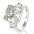 S925 Sterling Silver Fashion Cubic Zirconia Ring, Clearance Sale with Free Shipping-0-3