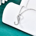 Sterling Silver Minimalist Geometric Constellation Pendant Necklace with Moissanite-0-0