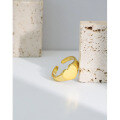 wholesale S925 Sterling Silver 517 Korean Version Ins Minimalist Design Versatile Love Heart Open Ring for Women-0-1