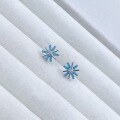 wholesale S925 Sterling Silver Maker's Sunflower Snowflake Earrings, Fashionable Retro European and American Niche Design, Versatile and Stylish Ear Jewelry-0-2
