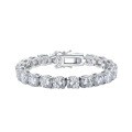 wholesale 925 Silver New Jewelry High Carbon Diamond 80mm Luxury Inlaid Bracelet for Cross-Border Men and Women-0-4