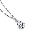 Sterling Silver Fashion Luxury Moissanite Necklace Cross-Border Wholesale-0-0