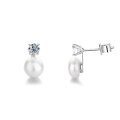 wholesale S925 Sterling Silver Cross-Border Moissanite Stud Earrings for Women, Luxe Minimalist Design, High-End Elegant Earrings, New Hot-Selling Styles-0-4