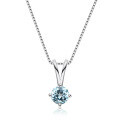 S925 Sterling Silver Zircon Necklace, Minimalist and Luxurious Pendant-0-8