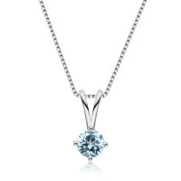 S925 Sterling Silver Zircon Necklace, Minimalist and Luxurious Pendant.-Style F [Clearance Sale - Free Shipping] Natural Palladium  925 Silver