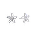 wholesale S925 Sterling Silver Small Minimalist Five-Point Star Ear Studs Women, Ins Style Niche Design Cross-Border New Accessories-0-4