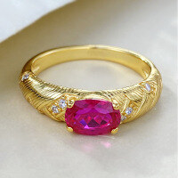 wholesale S925 Sterling Silver New Chinese Style Small Oval 5*7mm Pigeon Egg Pigeon Blood Red Ring-R999 Red Diamond No.9