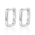 wholesale 925 Sterling Silver On Sale Geometric Hoop Earrings Heavy Work Minimalist Ear Clips Ins Light Luxury Advanced Cross-Border European and American Earrings-0-9
