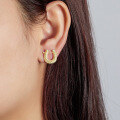 wholesale S925 Sterling Silver Fashion Horseshoe Series Stud Earrings for Women, Versatile Niche High-End Earrings Wholesale-0-3