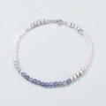 wholesale S925 Sterling Silver Fashionable Popular Iolite Crushed Silver Bracelet Niche Design Exquisite High-End Sense Jewelry Wholesale-0-1