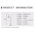 925 Silver 2-Carat Pink Diamond Invisible Necklace Mermaid's Tear Dopamine Pendant-0-65