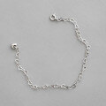 wholesale S925 Sterling Silver Korean Style Hollow Heart Shape Student Bracelet Jewelry-0-0