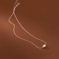 wholesale S925 Silver Korean Version Minimalist Pearl Series Vintage Necklace Elegant Women's Summer Neck Jewelry D9316-0-2