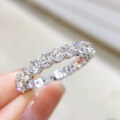 wholesale S925 Silver New Style Women's 3mm Full Diamond Ring,Ins Fashion for Gift Giving-0-3