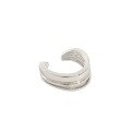 wholesale S925 Sterling Silver EA557 Korean Minimalist Niche Ins-style Versatile Clip-on Ear Cuff for Women-0-4
