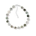 wholesale 925 Sterling Silver Cross-border Europe & America Women's Bracelet, Elegant and Sophisticated, with Natural Green Rutilated Quartz and Freshwater Pearl Hand Jewelry-0-4