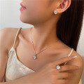 wholesale [925 silver] Shi Pei Jewelry New 7ct White G Color Fat Square 11*11 Necklace Fashion Sexy Necklace 40+5cm-0-2