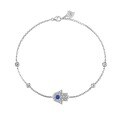 wholesale S925 Sterling Silver Evil Eye Bracelet for Women, Premium Blue Eye Design, Unique and Luxurious Style Accessory-0-5