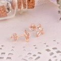 wholesale 9K 14K 18K Gold Rose Gold AU750 Moissanite Diamond Ear Stud Earrings Wholesale-0-3