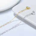 wholesale S925 Sterling Silver Jewelry, Heart Ankle Chain, Elegant and Versatile, Factory Direct Wholesale-0-1