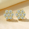 Metal Fashionable Floral Earrings for Commuting, Sweet and Unique-0-2