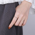 wholesale S925 Sterling Silver Korean-style Creative Olive Bead Chain Link Pendant with Adjustable Ring and Tassel-0-3