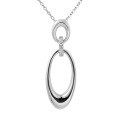 wholesale 925 Sterling Silver Original Fashion Geometric Round Versatile High-end Necklace Women's Pendant Chain Wholesale-0-4
