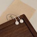 wholesale S925 Sterling Silver Swarovski Pearl Ear Studs Earrings for Women, Spring Summer New Ins Trendy Light Luxury Versatile High-end Ear Accessories-0-4