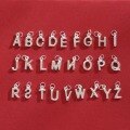 wholesale Metal 999 Sterling Silver, Pendant Letter Necklace for Men and Women, Separate Pendant Without Chain, Silver Jewelry DIY Bracelet Accessory-0-0