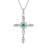 S925 Sterling Silver Zircon Necklace, Minimalist and Luxurious Pendant.-Style X [Clearance Sale with Free Shipping]  925 Silver