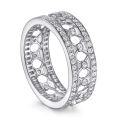 wholesale S925 Sterling Silver Full Circle Micro-Set Zirconia Full Body Ring for Women, Wholesale from Jewelry Manufacturers-0-4