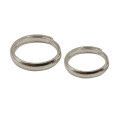 wholesale 990 Sterling Silver Plain Open Ring for Women, Minimalist Couple's Matching Band for Men, Engravable Wedding Gift-0-4