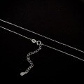 wholesale S925 Sterling Silver Versatile Fashion Minimalist Cross O-Ring Lip Chain Water Wave Single Chain Bare Chain Collarbone Chain Wholesale-0-12