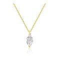 Sterling Silver Pigeon Egg Moissanite Waterdrop Heart Pendant Necklace, 1-2 Carat, Women's Setting Wholesale-0-0