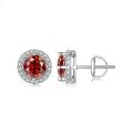 wholesale S925 Sterling Silver Moissanite Stud Earrings for Women, High-End Feeling, Ear Piercing Care, Trendy Wholesale Ear Accessories, TikTok Live Hot-Sellers-0-6