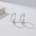 wholesale S925 Silver Full Star Circle Earrings for Women, Simple and Stylish, Cross-Border Best Seller, Ready to Ship-0-1