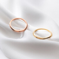 wholesale Sterling Silver S925 Simple and Exquisite Single Diamond Index Finger Ring in Fresh and Sweet Korean Style, J7807-S925 silver ring silver US size 5