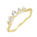 wholesale 9K gold Japanese-style moonstone irregular ring from Yili Jewelry's summer collection-0-5