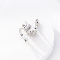 wholesale S925 Silver Trendy Irregular Ear Cuff with Inlaid Diamonds, Niche and Versatile Ear Accessory for No Piercing-0-2