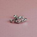 wholesale 925 Sterling Silver New Fashionable Three-Dimensional Geometric Serpent Bone Design Elegant and Minimalist Earrings Gift for Girlfriend-0-2