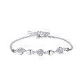 wholesale S925 Sterling Silver Heart-shaped Bracelet for Women, Minimalist Luxury Small Design, High-end Aesthetic New Collection, Understated Style Friendship Jewelry-0-4