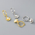 wholesale S925 Sterling Silver Fresh and Sweet Ins Style Niche Design Exquisite Shell Pearl Ear Clasp M06658-0-3