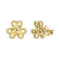 wholesale S925 Sterling Silver Celtic Knot Earrings for Women, Yunchian New Arrival, Light Luxury, Niche, High-End, Versatile Wholesale-0-6