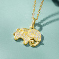 wholesale 925 Silver Dunhuang Six-Tusked White Elephant Versatile High-End Pendant Necklace for Women, Wholesale-0-2