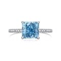 wholesale S925 Sterling Silver Europe & US Cross-Border Ring for Women with Inlaid Blue 8A Ice-Cut 2-6 Carat High-Carbon Diamond-0-5