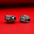 wholesale 925 Silver Retro "Wealth Rules the World" Small Golden Tortoise Shell Lucky Wealth-Attracting Red Rope Bracelet Beaded Lanyard DIY Craft Materials-0-3