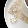 wholesale 925 Sterling Silver Pearl Stud Earrings For Women-0-4